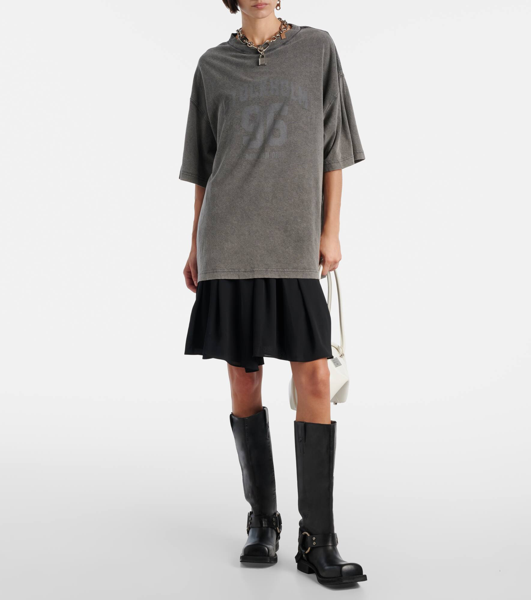 Ennie logo cotton minidress - 2
