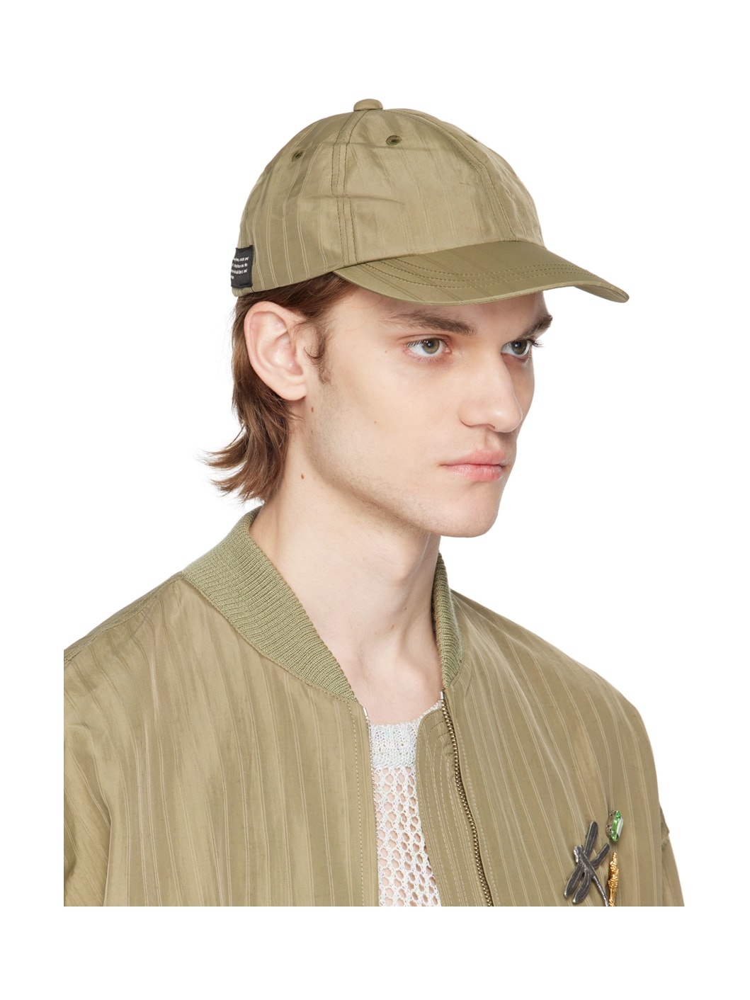 Green Paneled Cap - 2