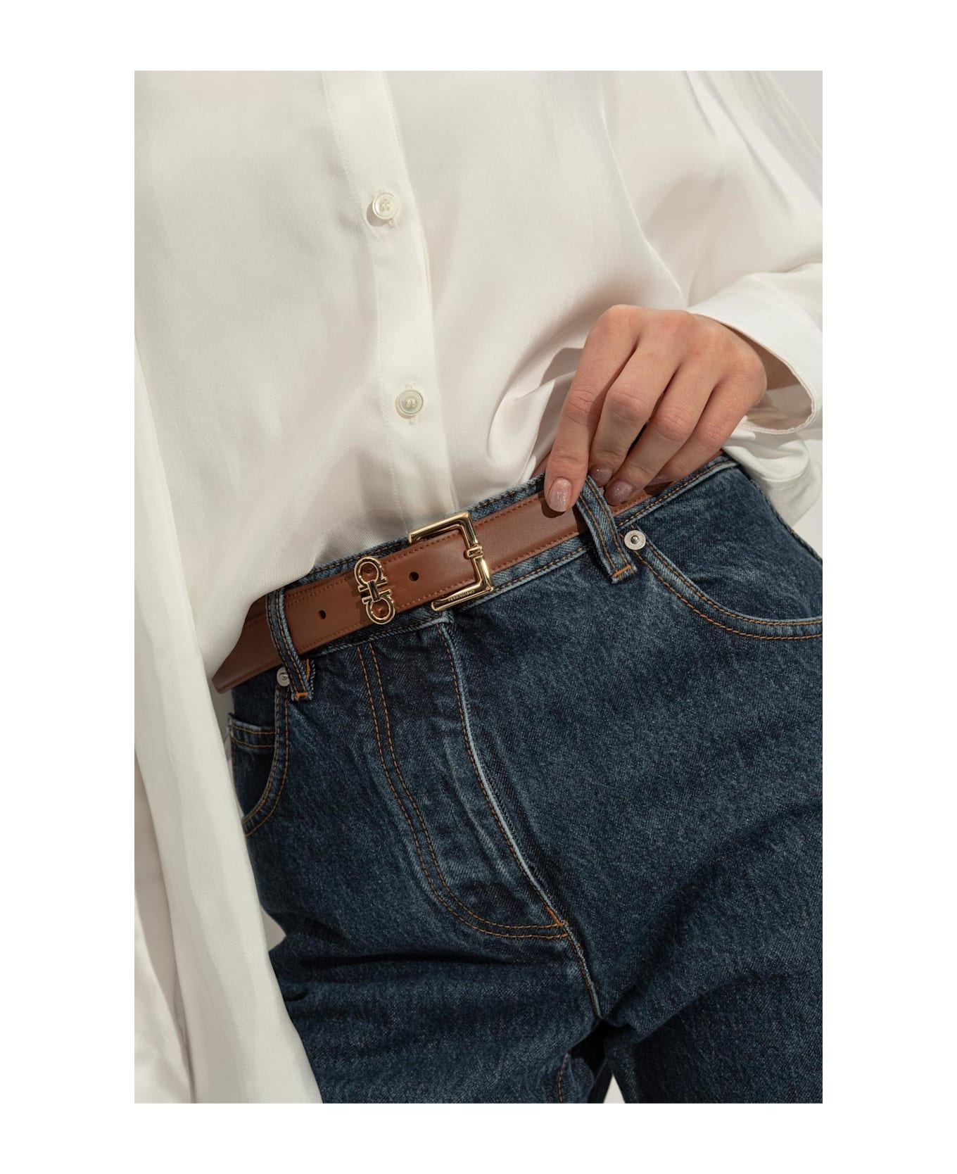 Ferragamo Leather Belt - 2