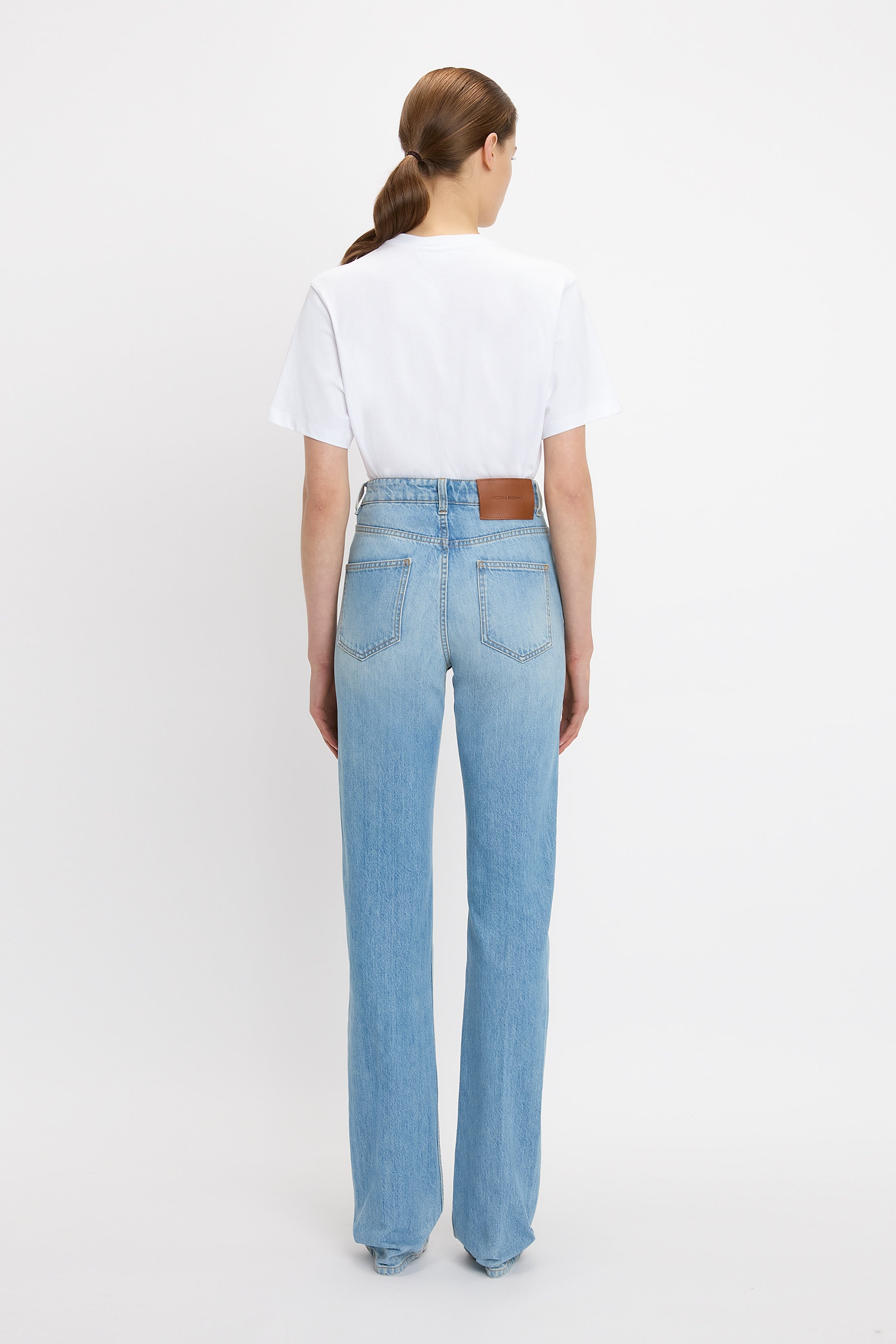 Julia High Waisted Stretch Jean In Light Blue Wash - 4