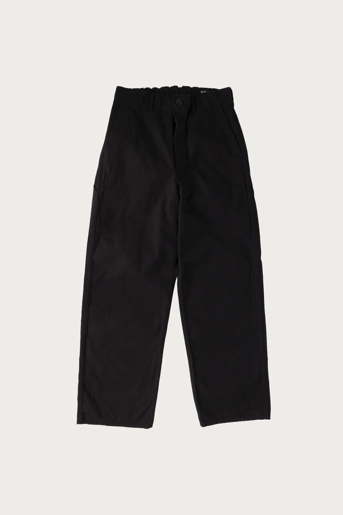 Wide Fit French Work Pants - Black - 1