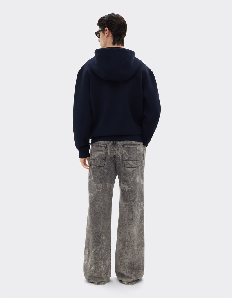 Hooded sweatshirt in scuba 4