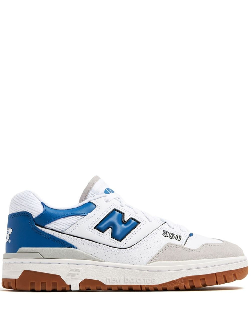 550 colour-block leather sneakers - 1