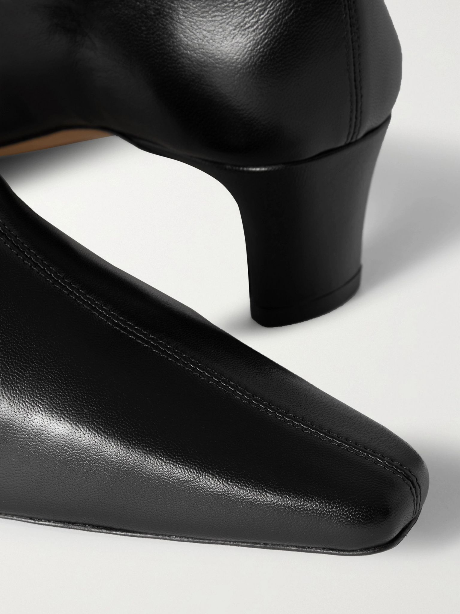 Wally leather knee boots Black - 4