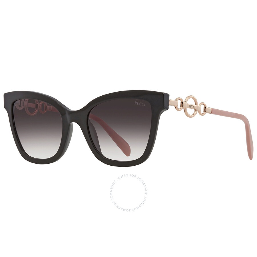 Emilio Pucci Gradient Smoke Square Ladies Sunglasses EP0158 01B 54 - 5