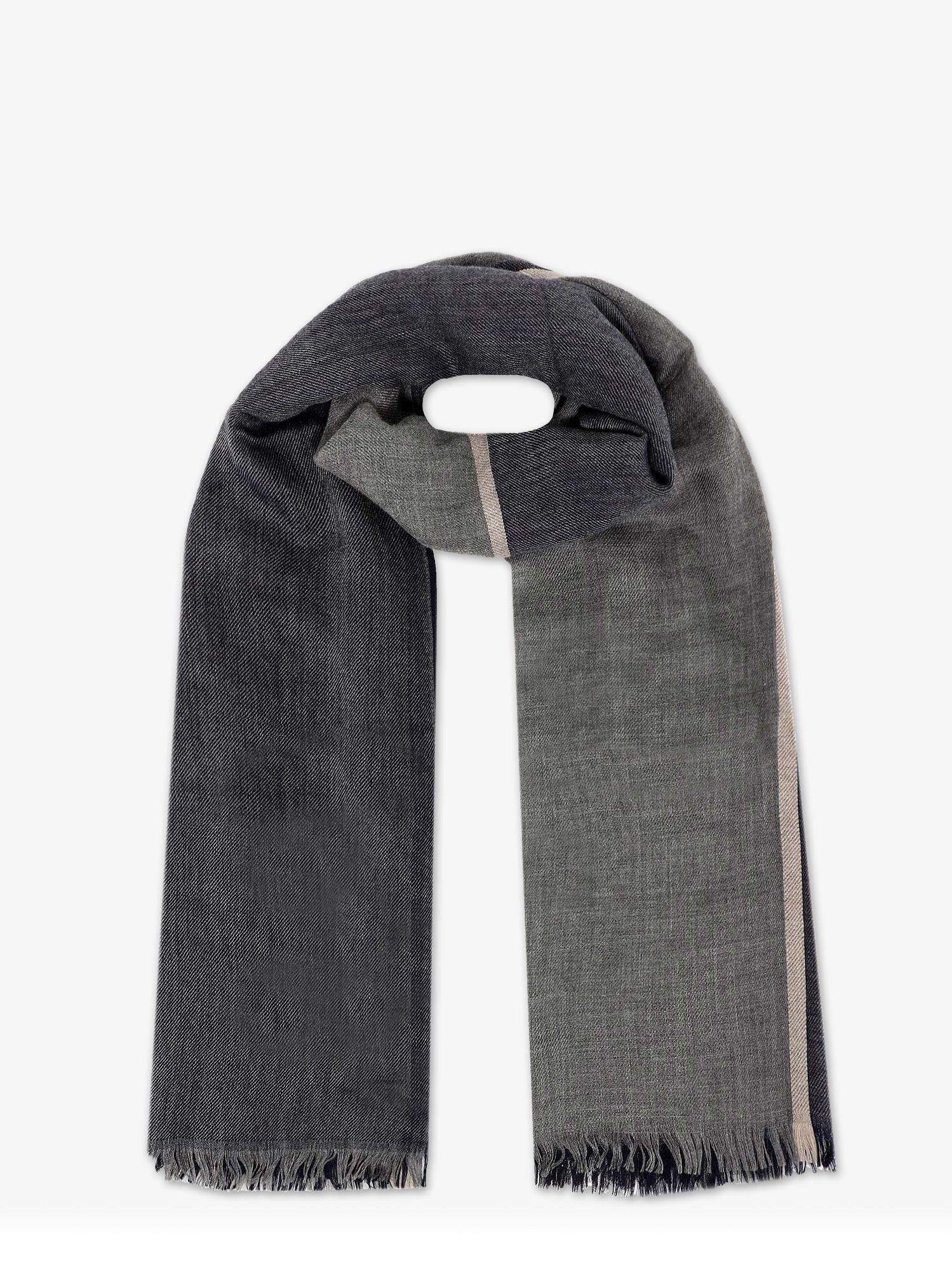 CASHMERE AND SILK SCARF - 1