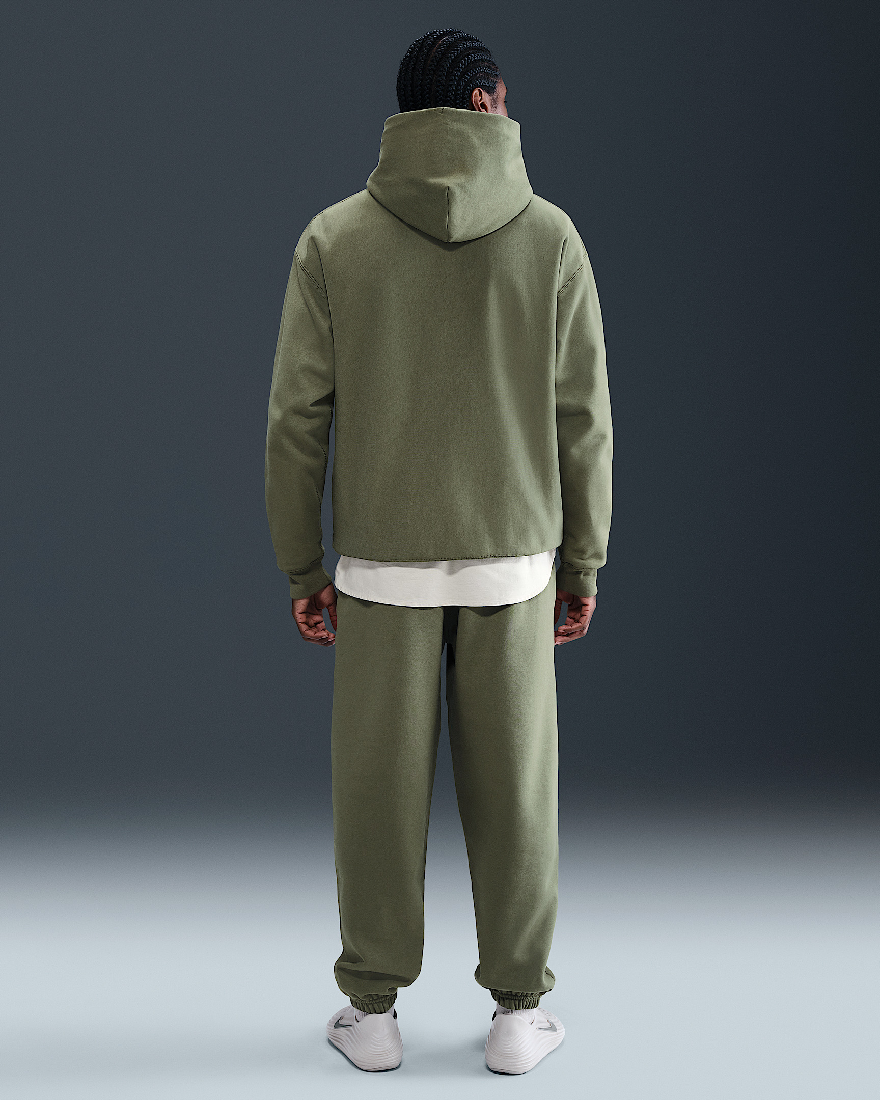Nike Solo Swoosh Men's Cuffed Fleece Pants - 4