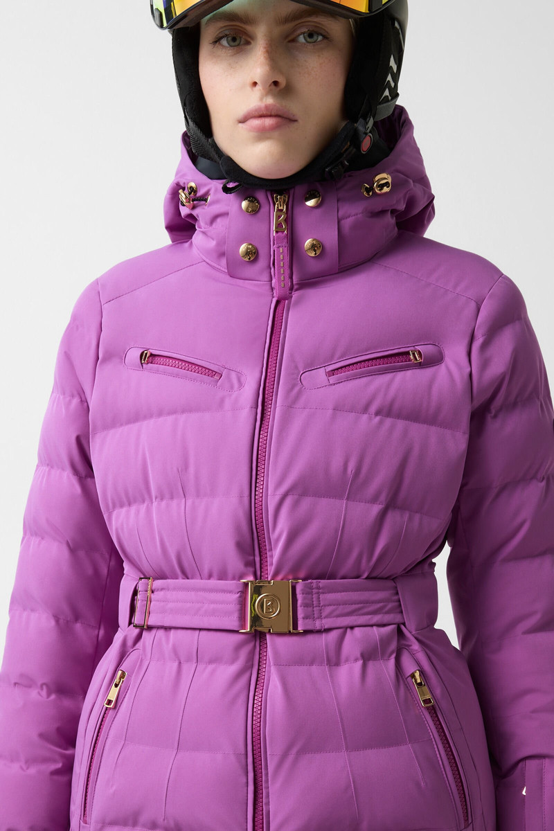 Ellya quilted jacket in Violet 7