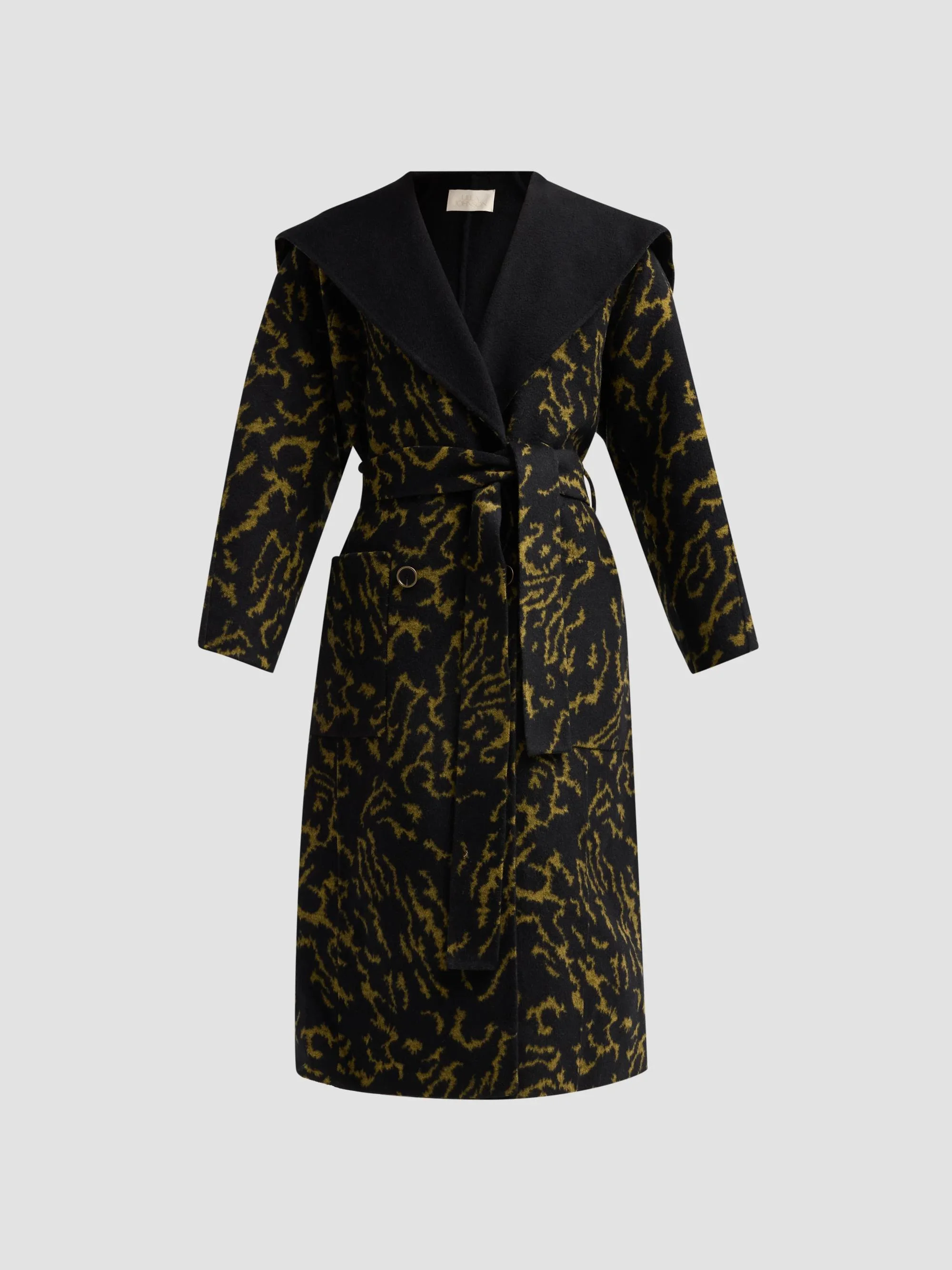 Women's Rory Wool-Blend Belted Coat - Amber - 1