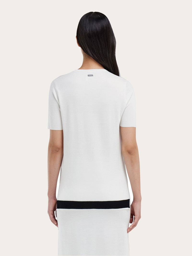 Knitted silk T-shirt 3