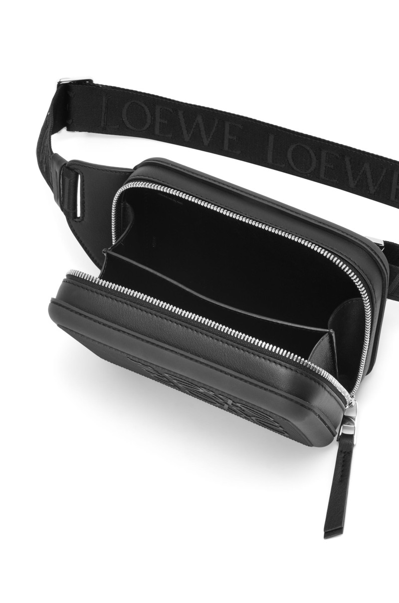 Molded Sling in diamond rubber and calfskin 6