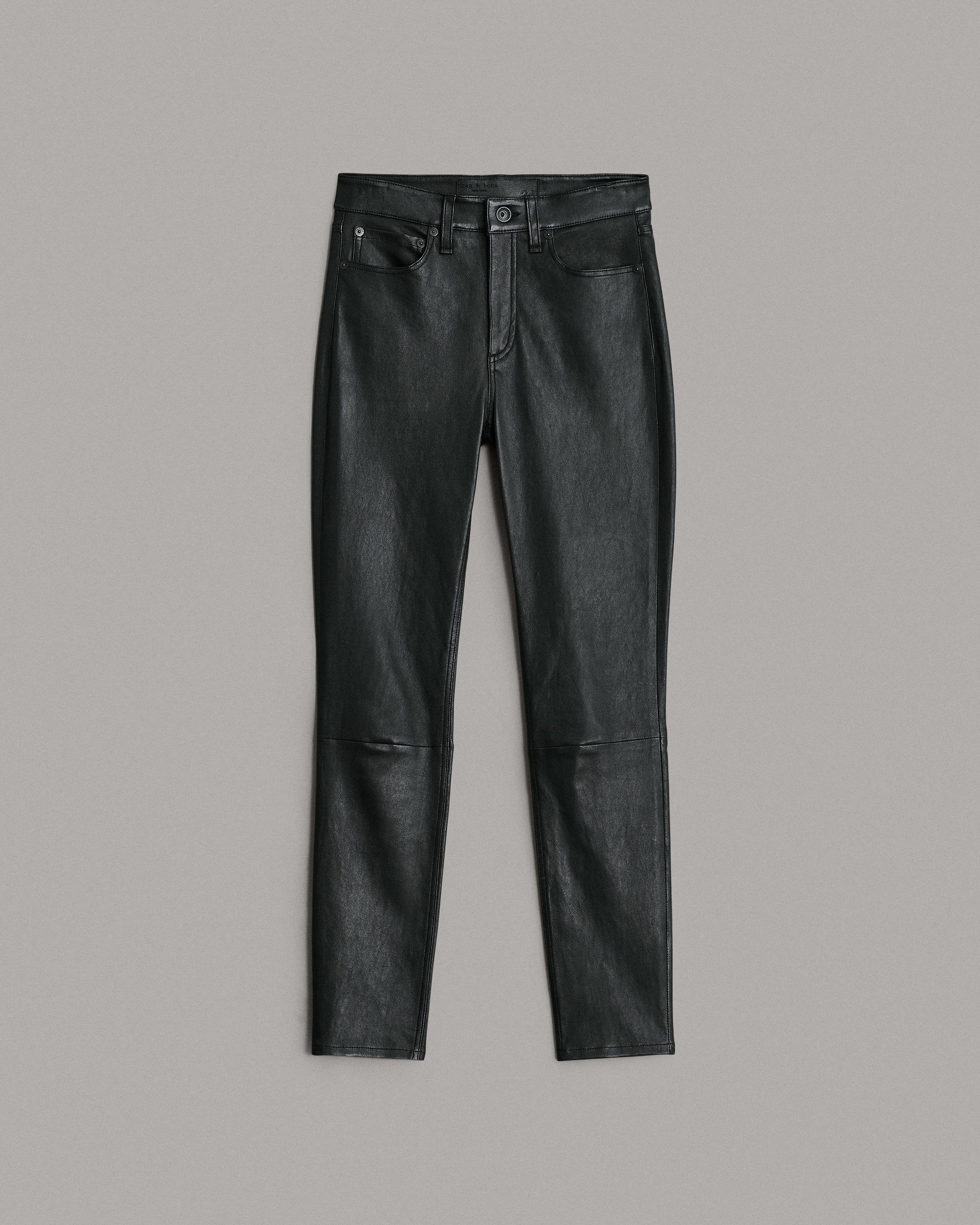 Rag & Bone Nina Leather High-Rise Pants