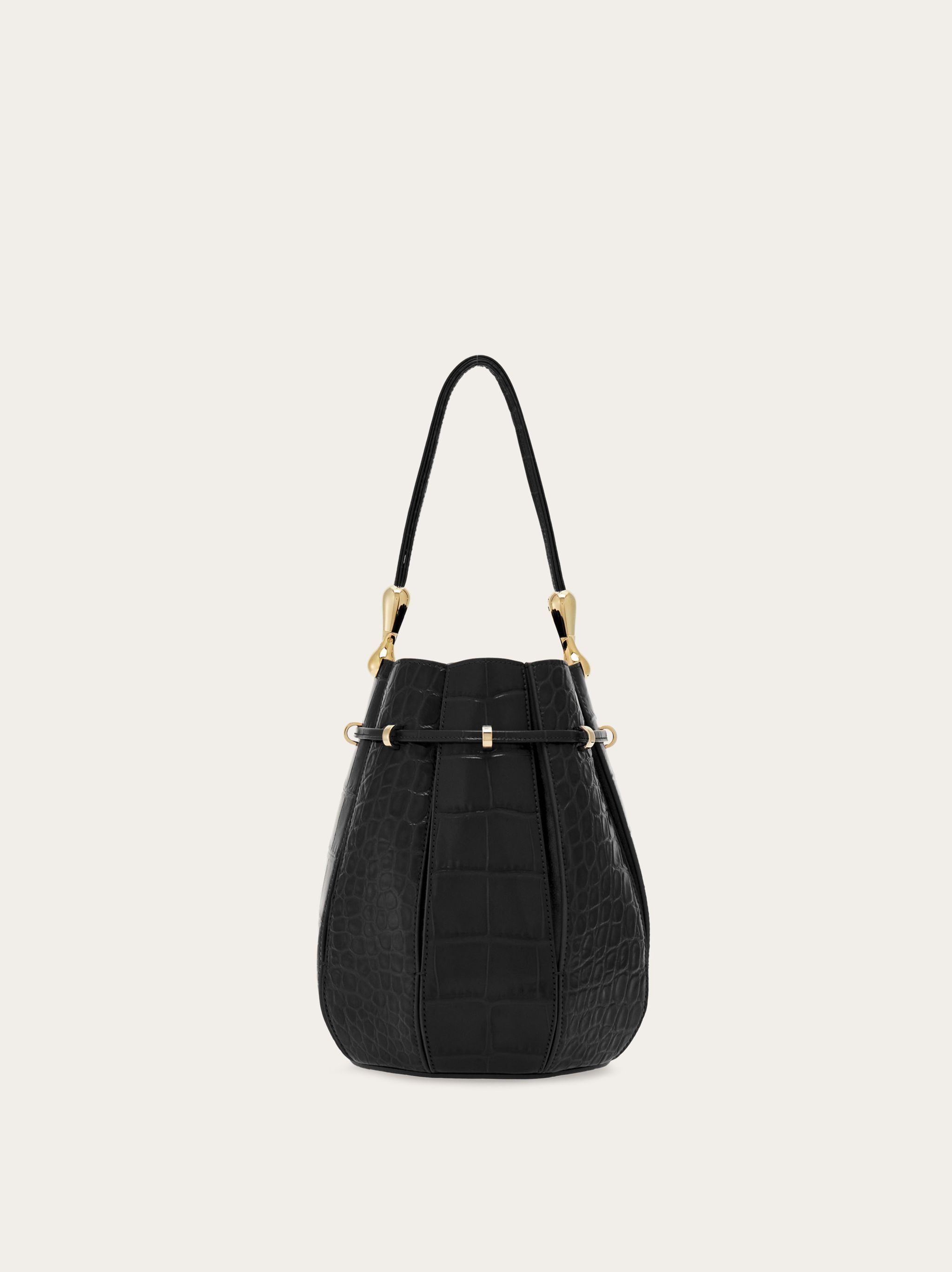 Bucket bag with inlays (M) - 4