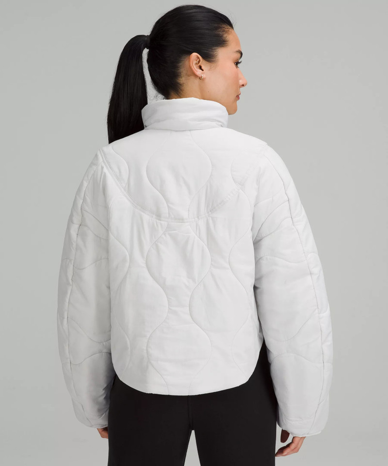 Quilted Light Insulation Cropped Jacket 3