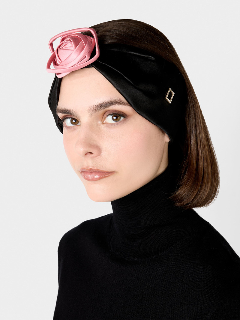Rose Vivier Bandeau in satin 4