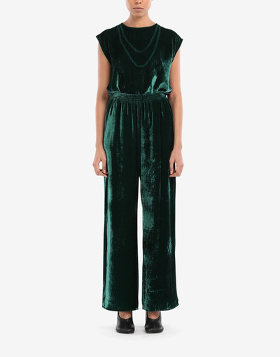 MM6 Maison Margiela Velvet pants outlook