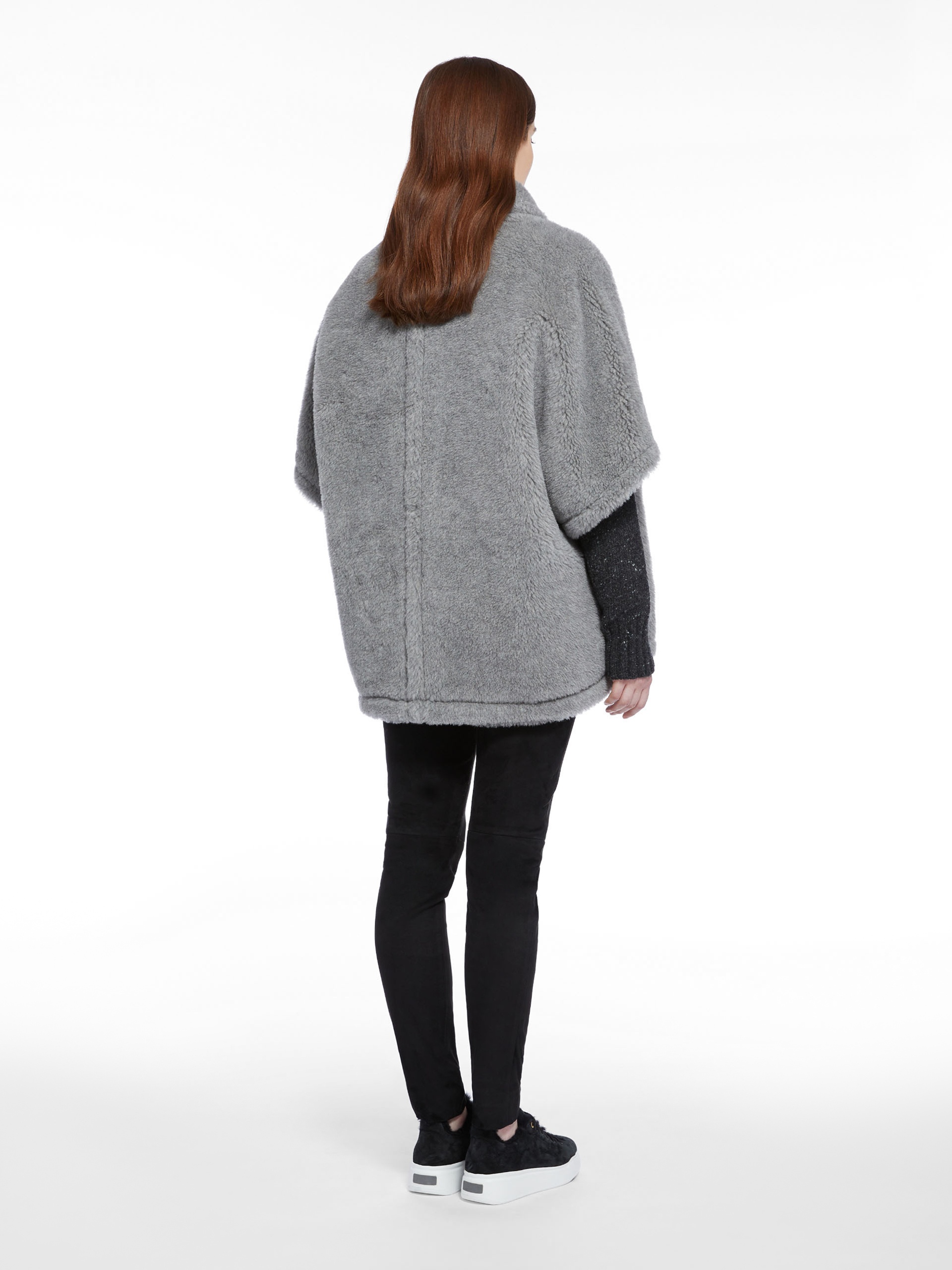 DUSE Alpaca and wool cape - 4