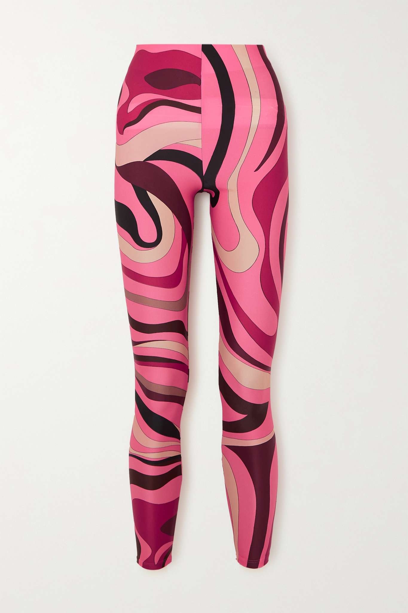 Printed stretch leggings - 1