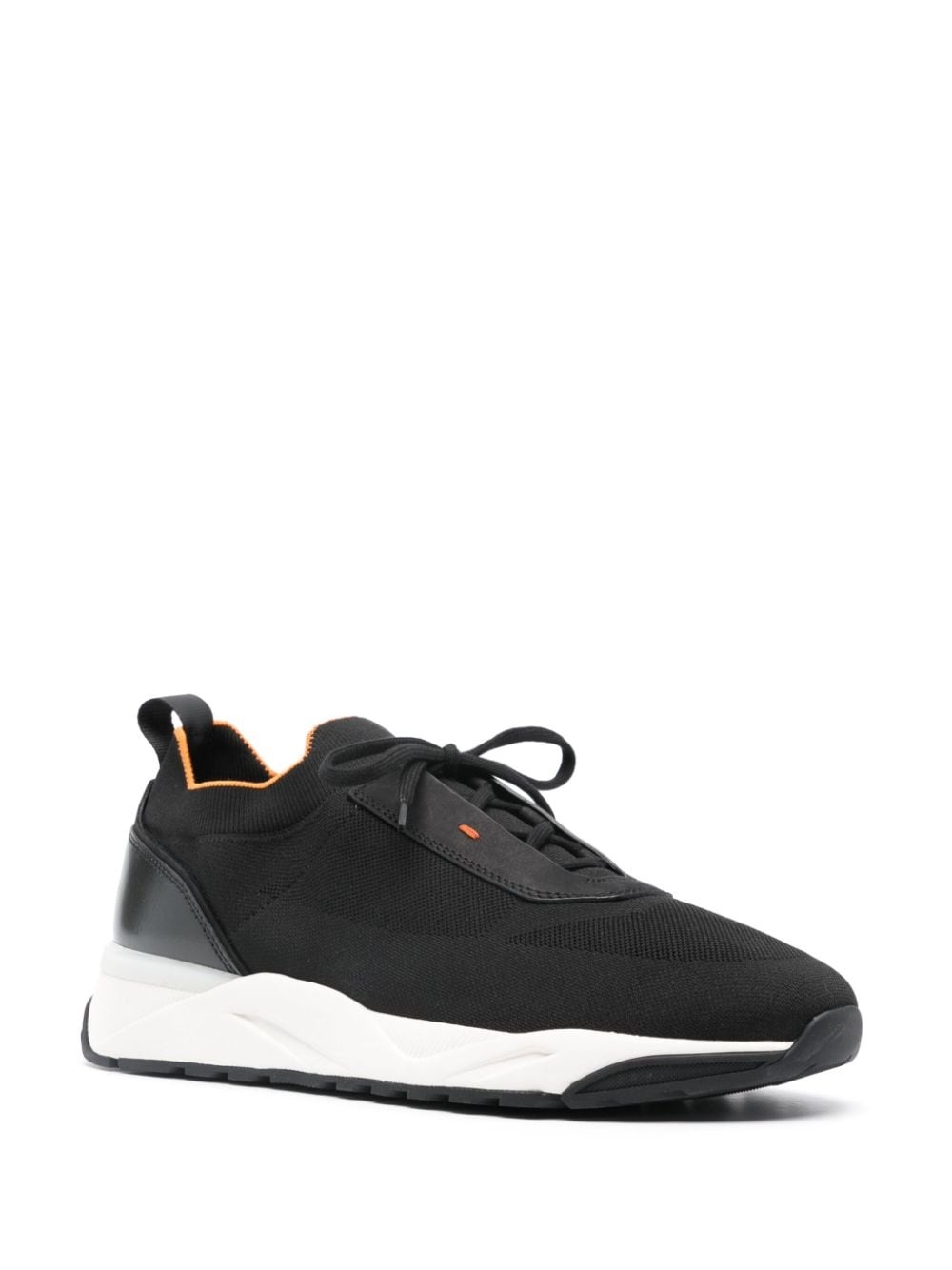 knitted panelled sneakers - 2