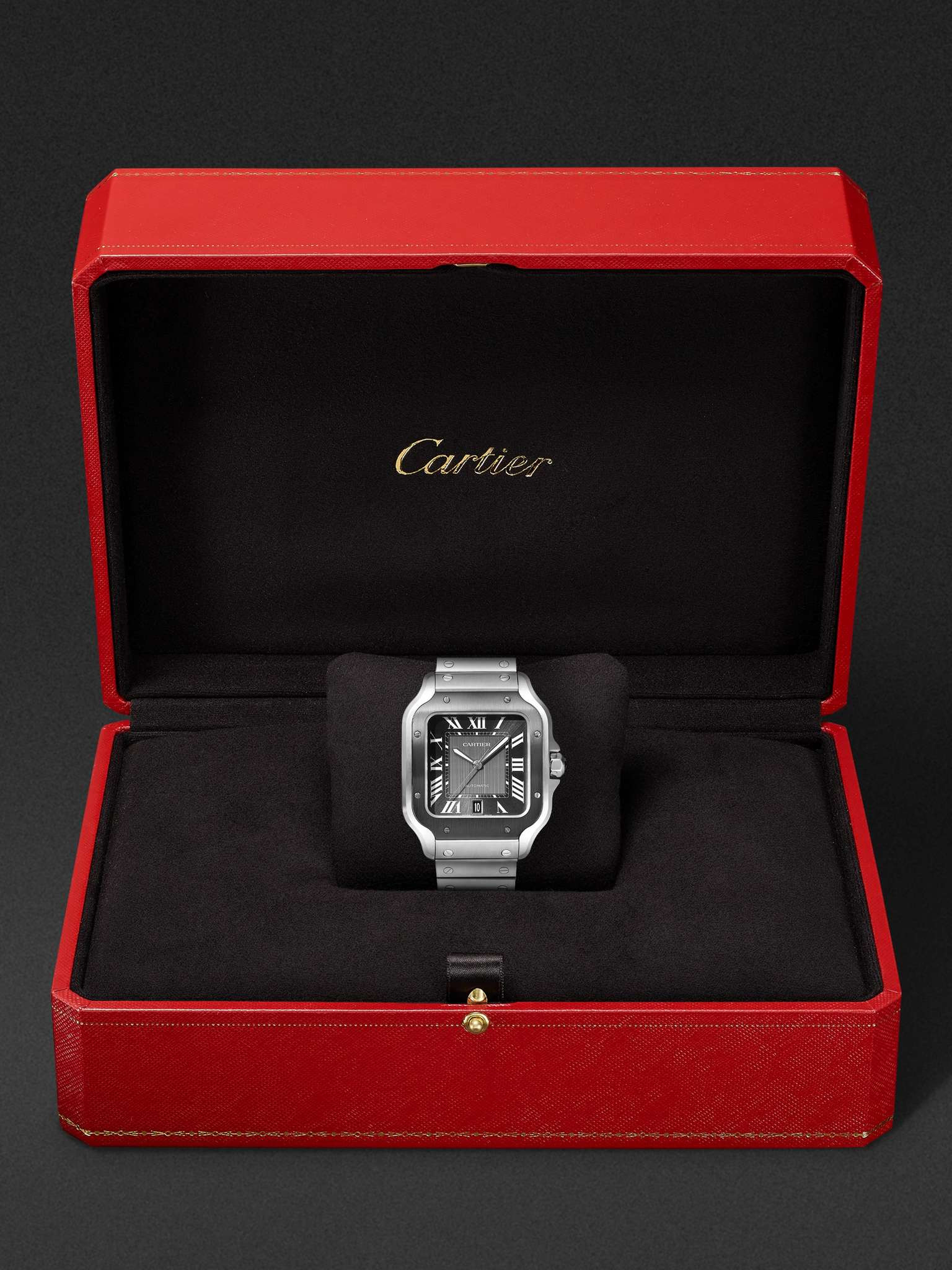 Santos de Cartier Automatic 39.8mm Interchangeable Steel and Rubber Watch, Ref. No. WSSA0037 - 7