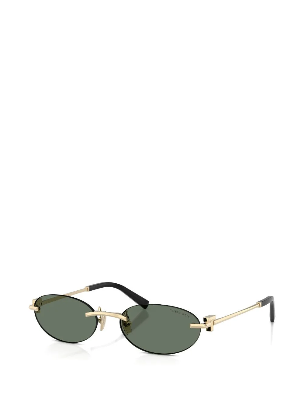 oval-frame sunglasses - 1
