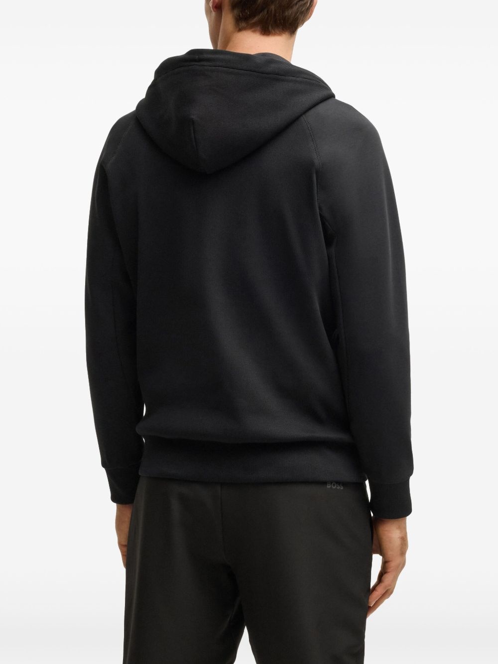 logo-appliqué hoodie - 4