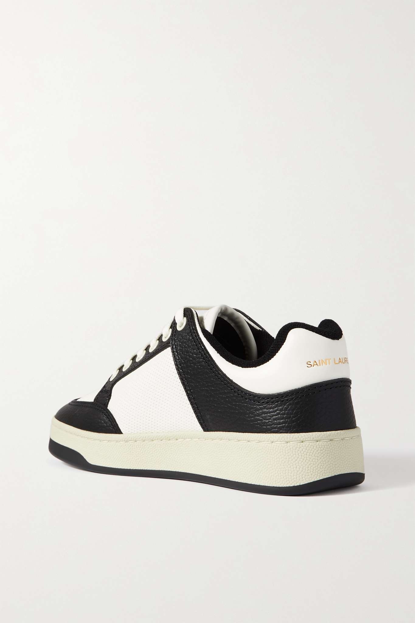 SL61 logo-print leather sneakers - 3