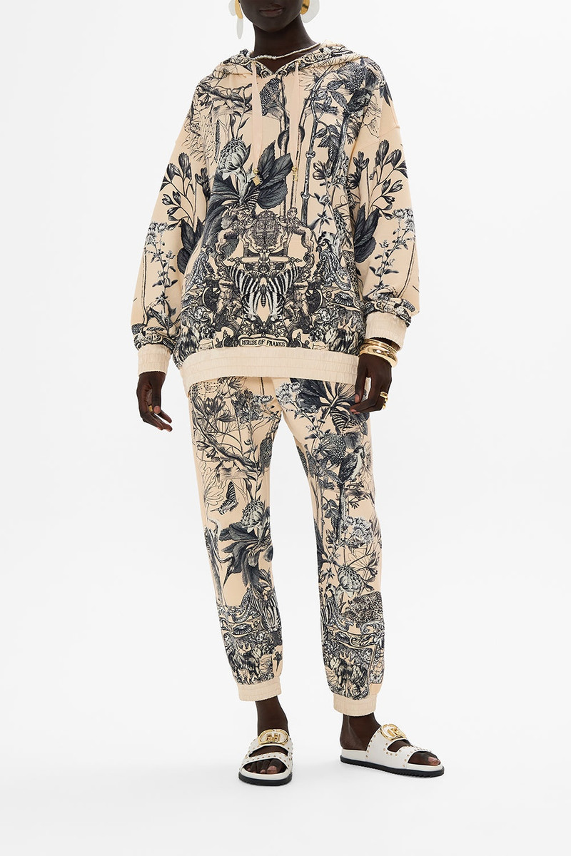 CAMILLA OVERSIZE BOYFRIEND HOODIE WITH SILK BANDS outlook