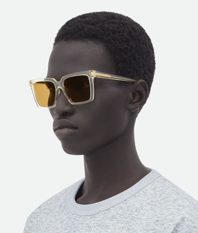 Bottega Veneta Soft Recycled Acetate Square Sunglasses outlook