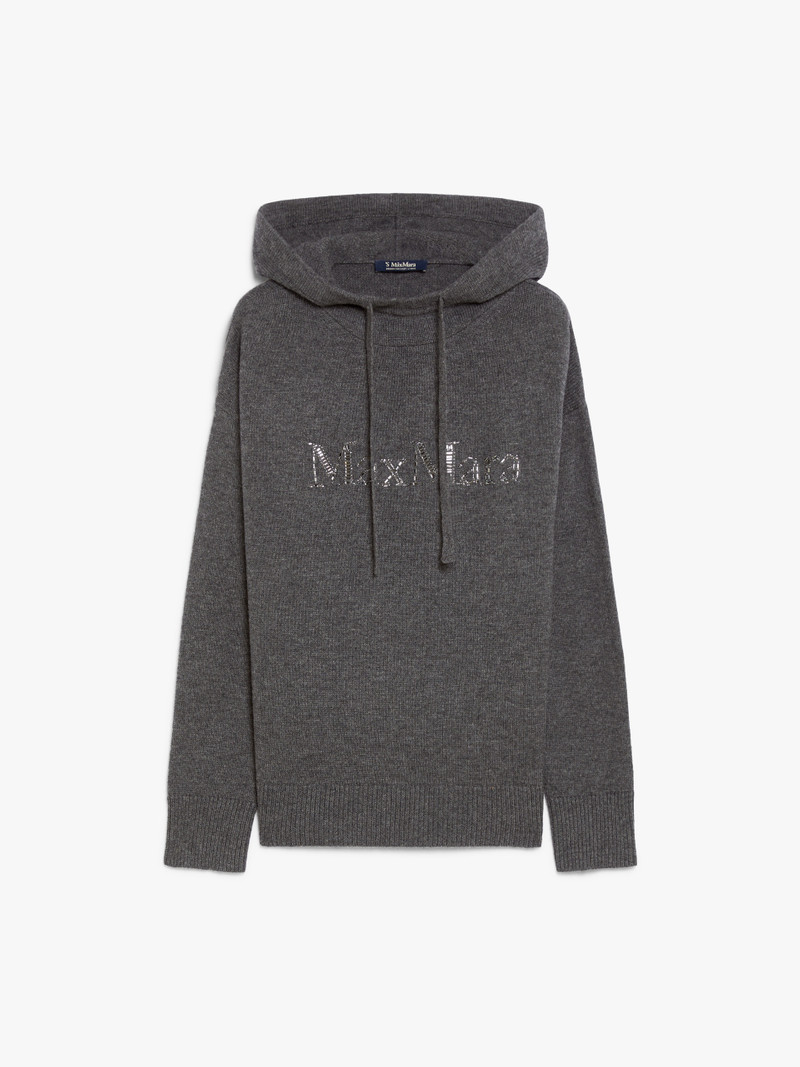 GORIZIA Wool and cashmere knit sweatshirt 1
