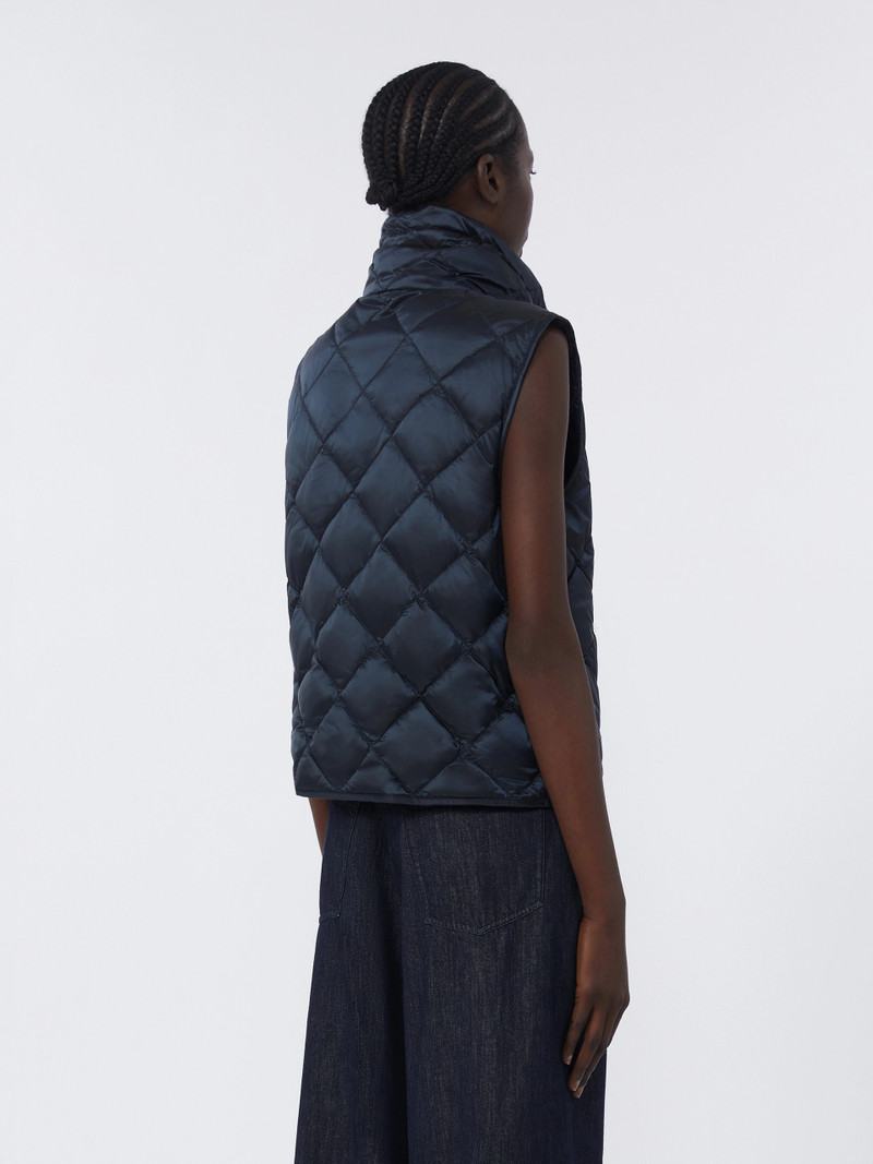 TREGIC Padded water-repellent nylon canvas gilet - MIDNIGHTBLUE 4