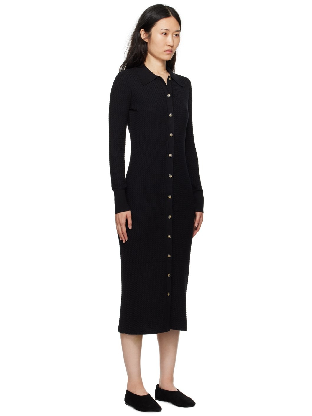 Black Proenza Schouler White Label Phillips Midi Dress - 2