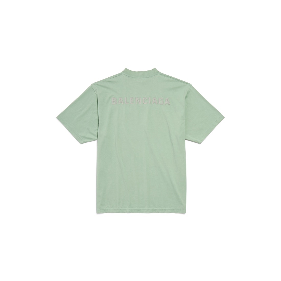 Balenciaga Back Reflective T-shirt Medium Fit in Sage Green - 2