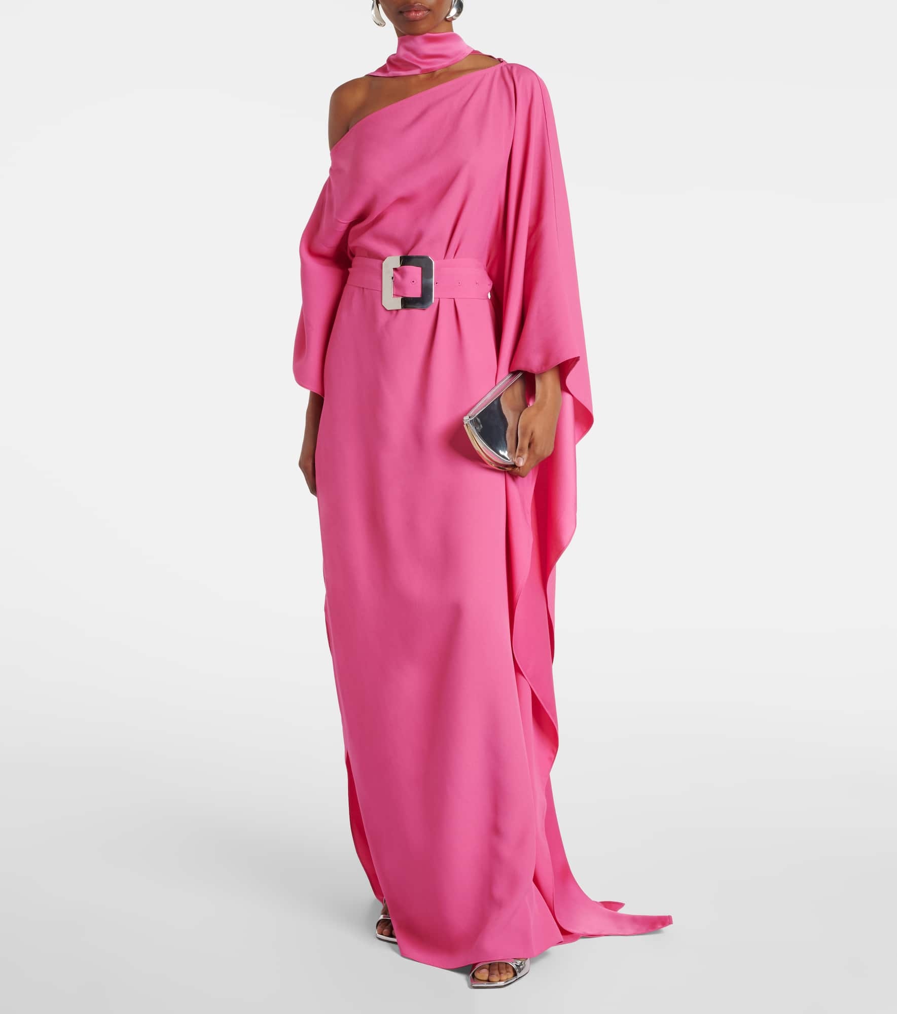 Taylor belted crêpe cady kaftan - 2