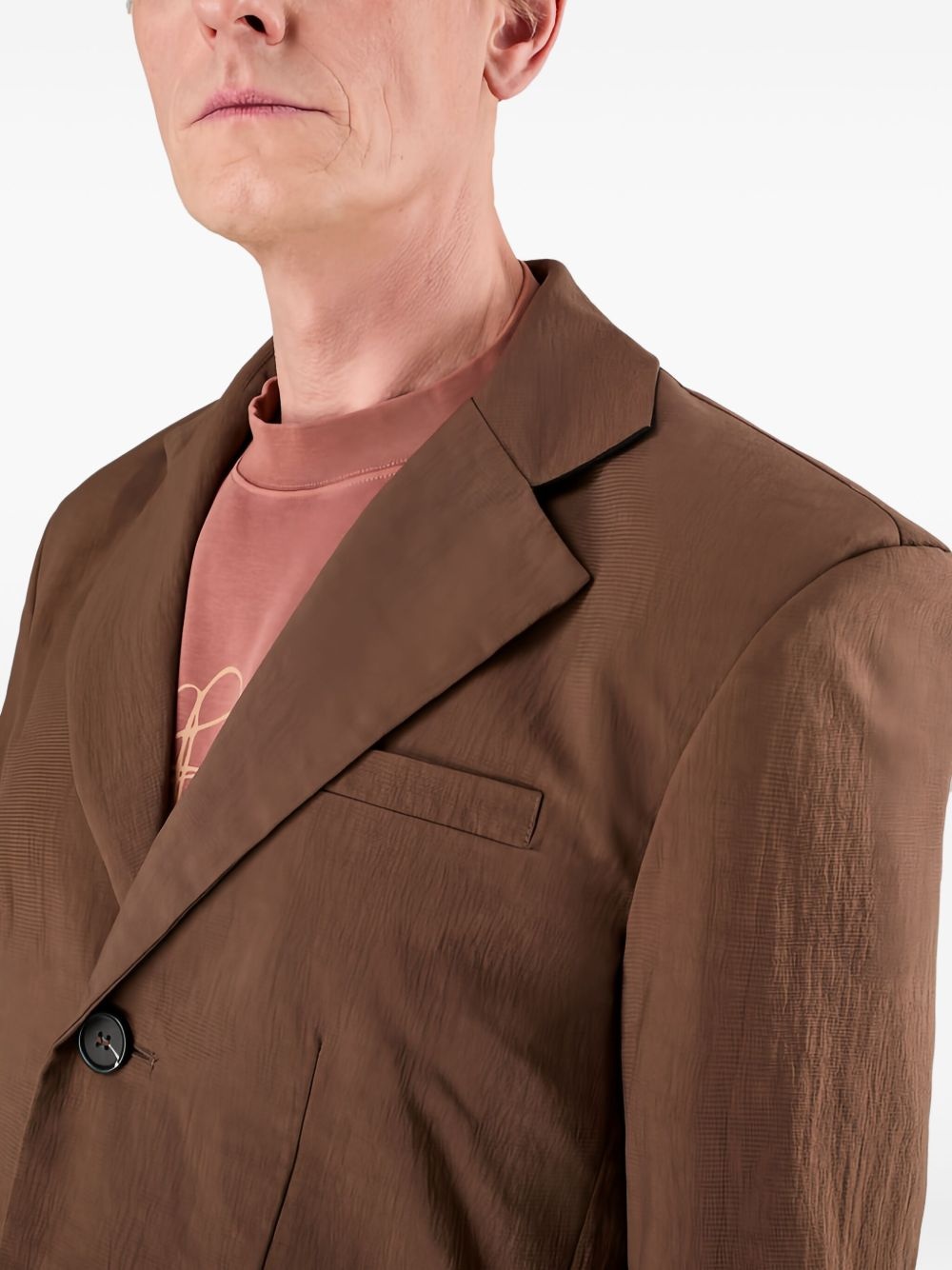 single-breasted blazer - 6