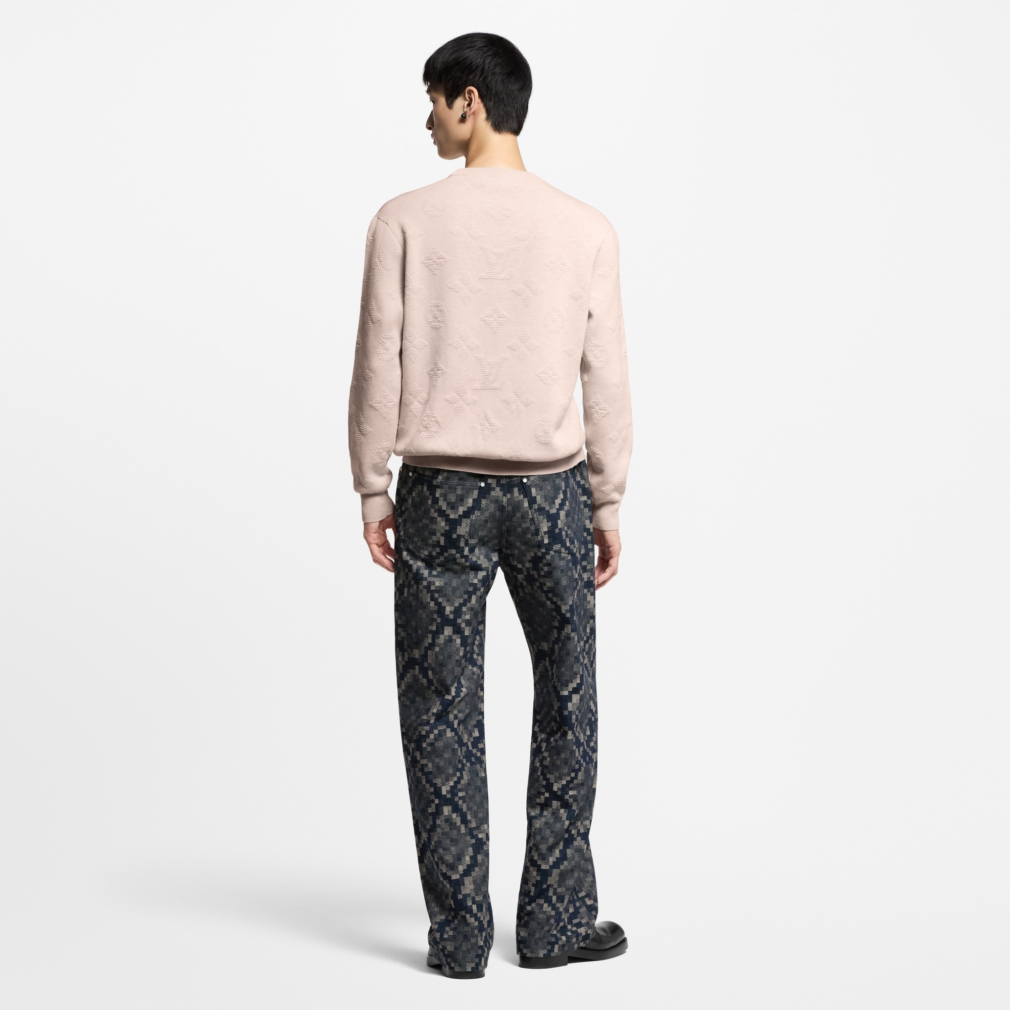 Monogram Embossed Pullover - 3