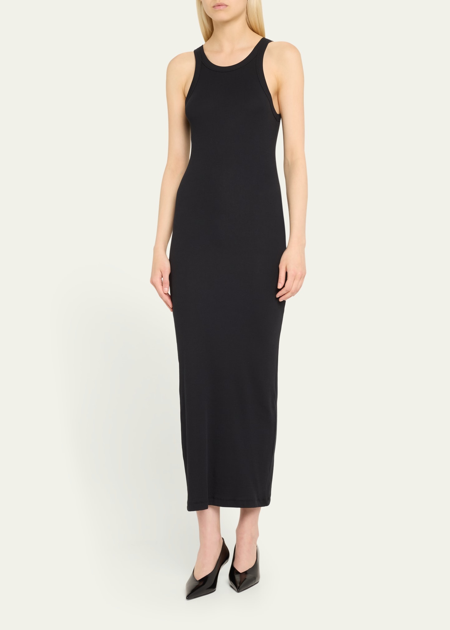 Curved Rib Tank Dress - 4