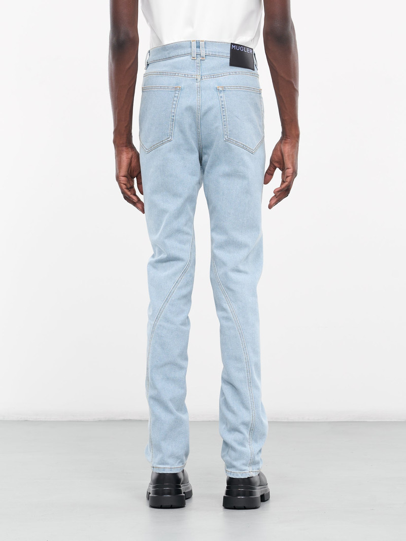Twisted Seam Denim Jeans 3