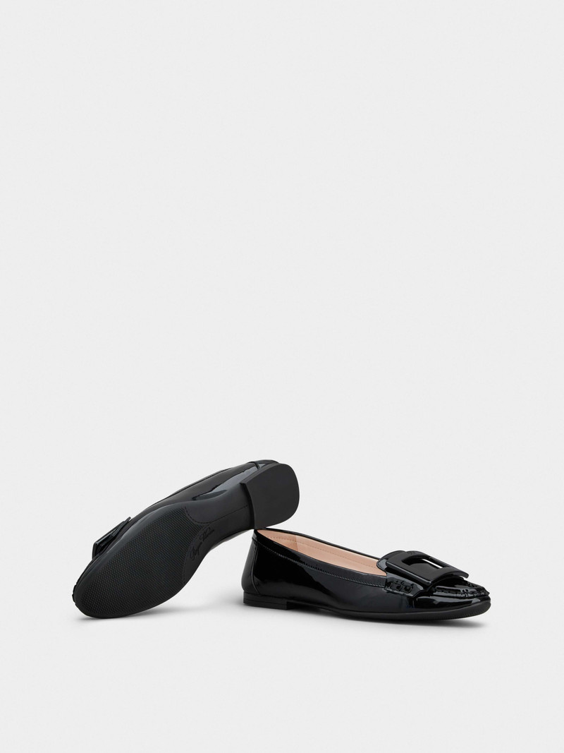 Lacquered Buckle Loafers in Patent Leather 6