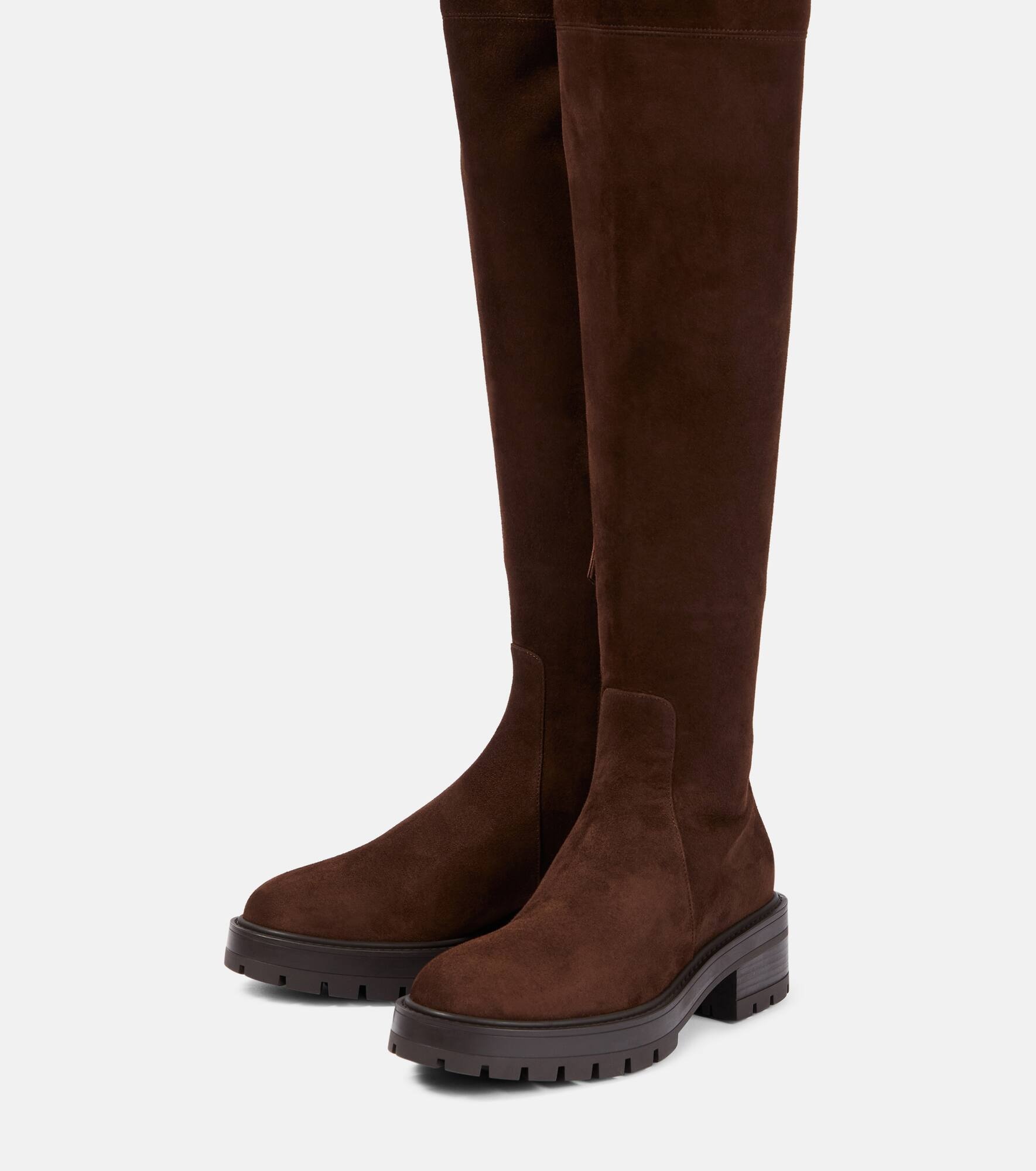 Whitney suede knee-high boots - 5