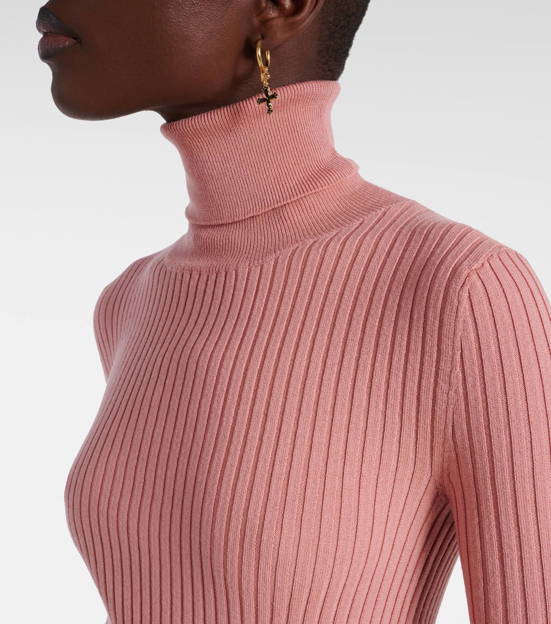 Ribbed-knit wool-blend sweater - 4