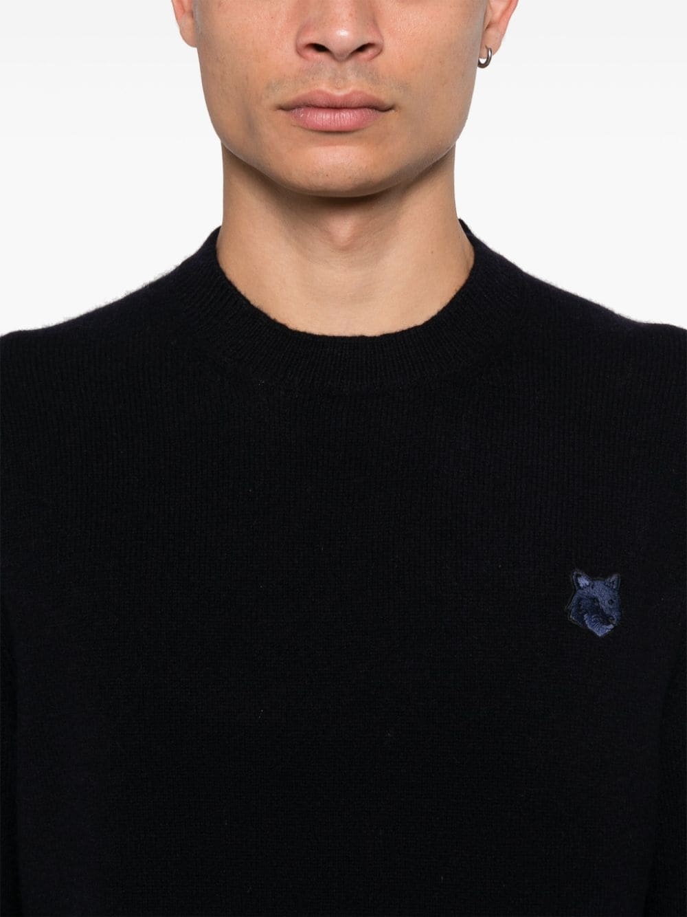 Bold Fox Head-patch sweater - 5