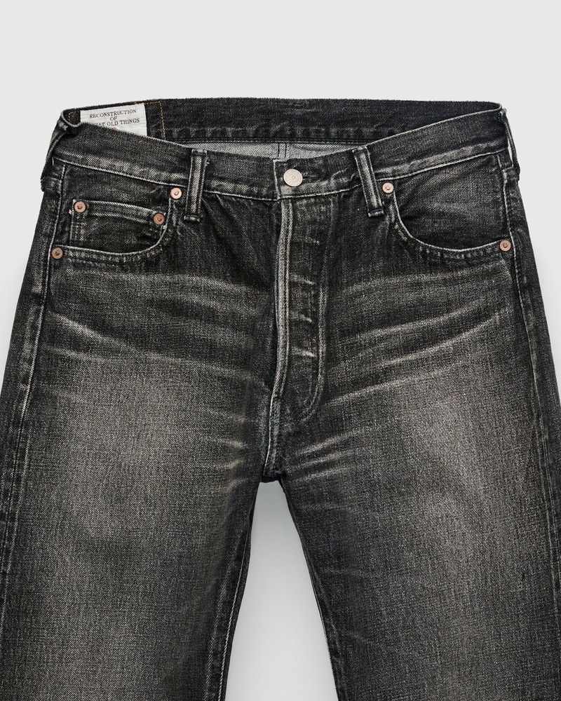 D1890UBS 13oz Washed Black Selvedge Denim - Loose Straight Fit 4