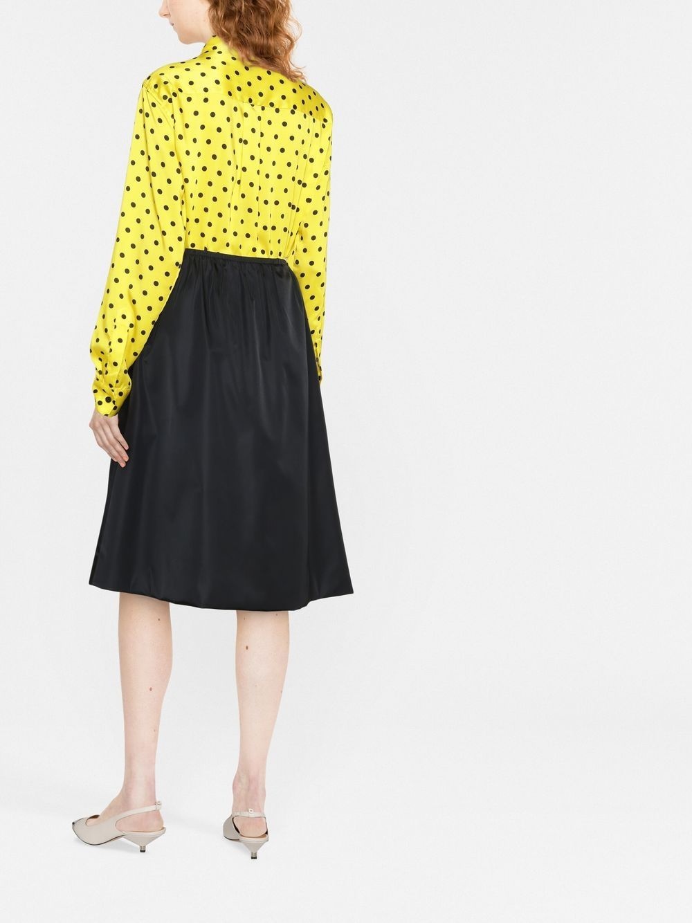 polka-dot print blouse - 3