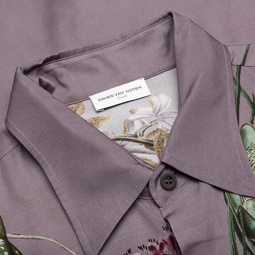 CASSIDYE FLORAL 7092 M.W. SHIRT - MAUVE - 3