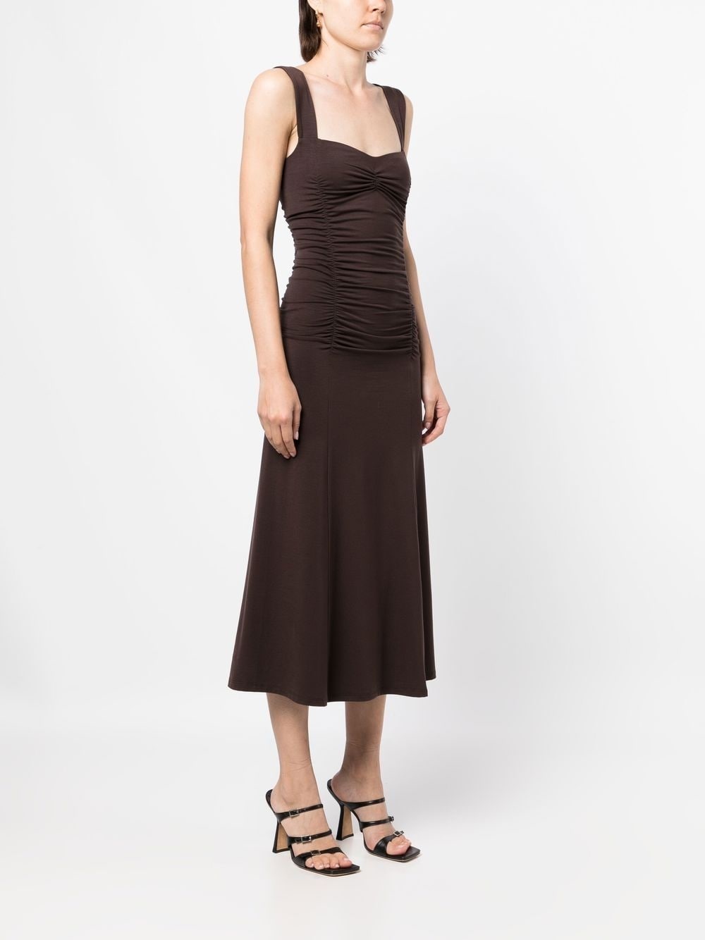 Suvi ruched midi dress - 3