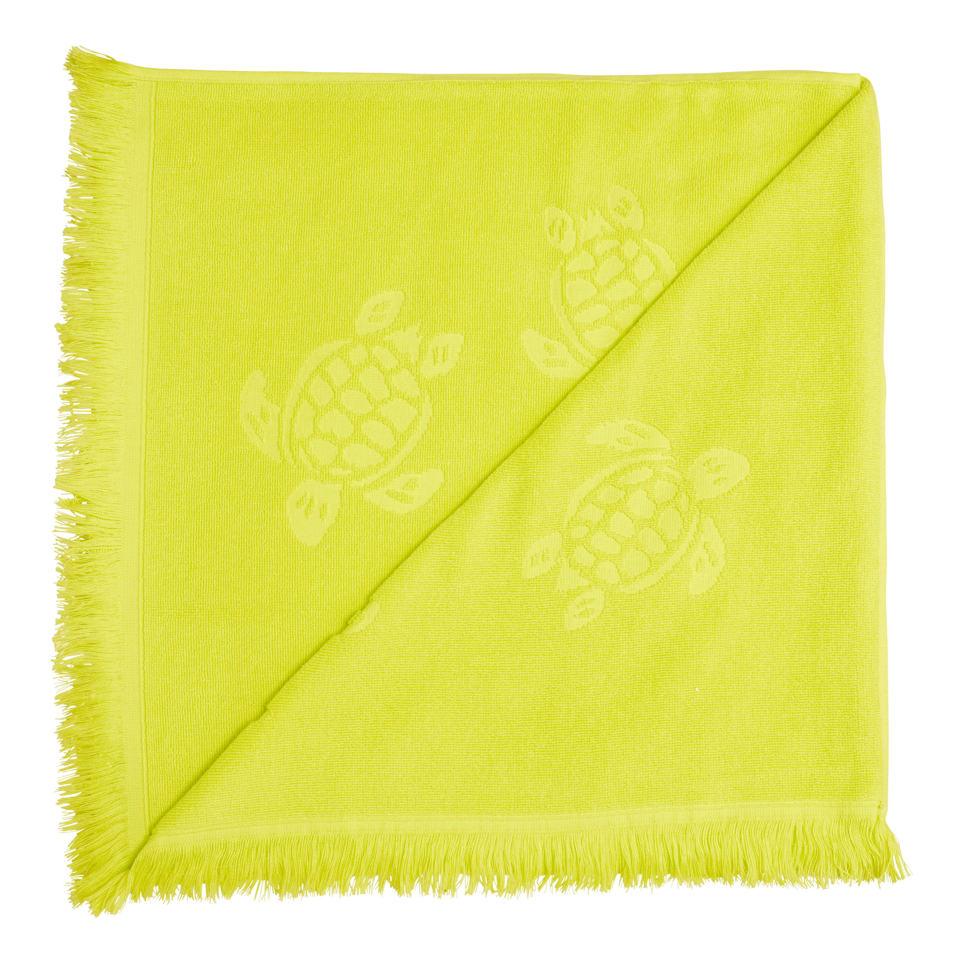 Beach Fouta in Organic Cotton Turtles Jacquard - 2