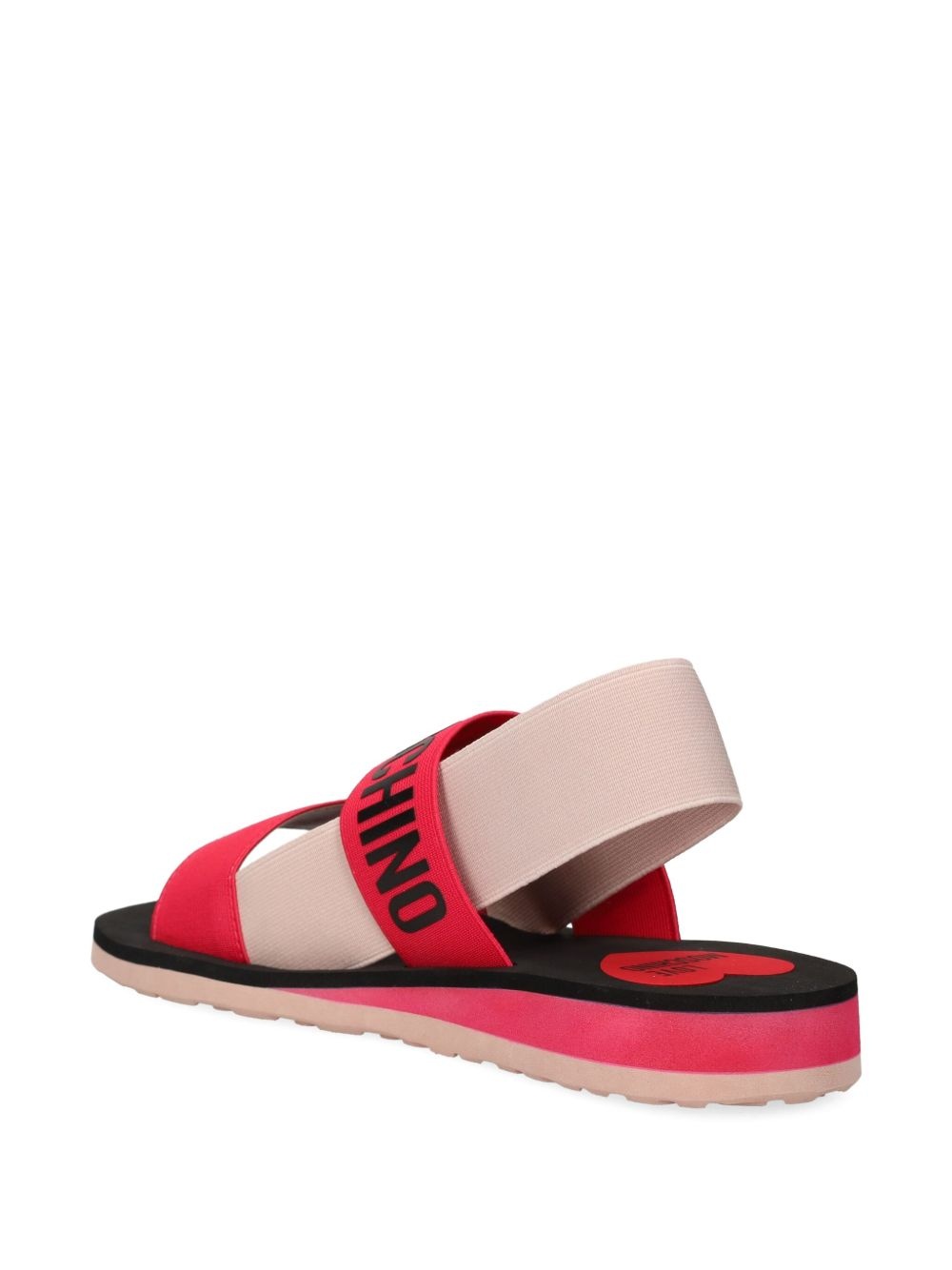 logo-print sandals - 3