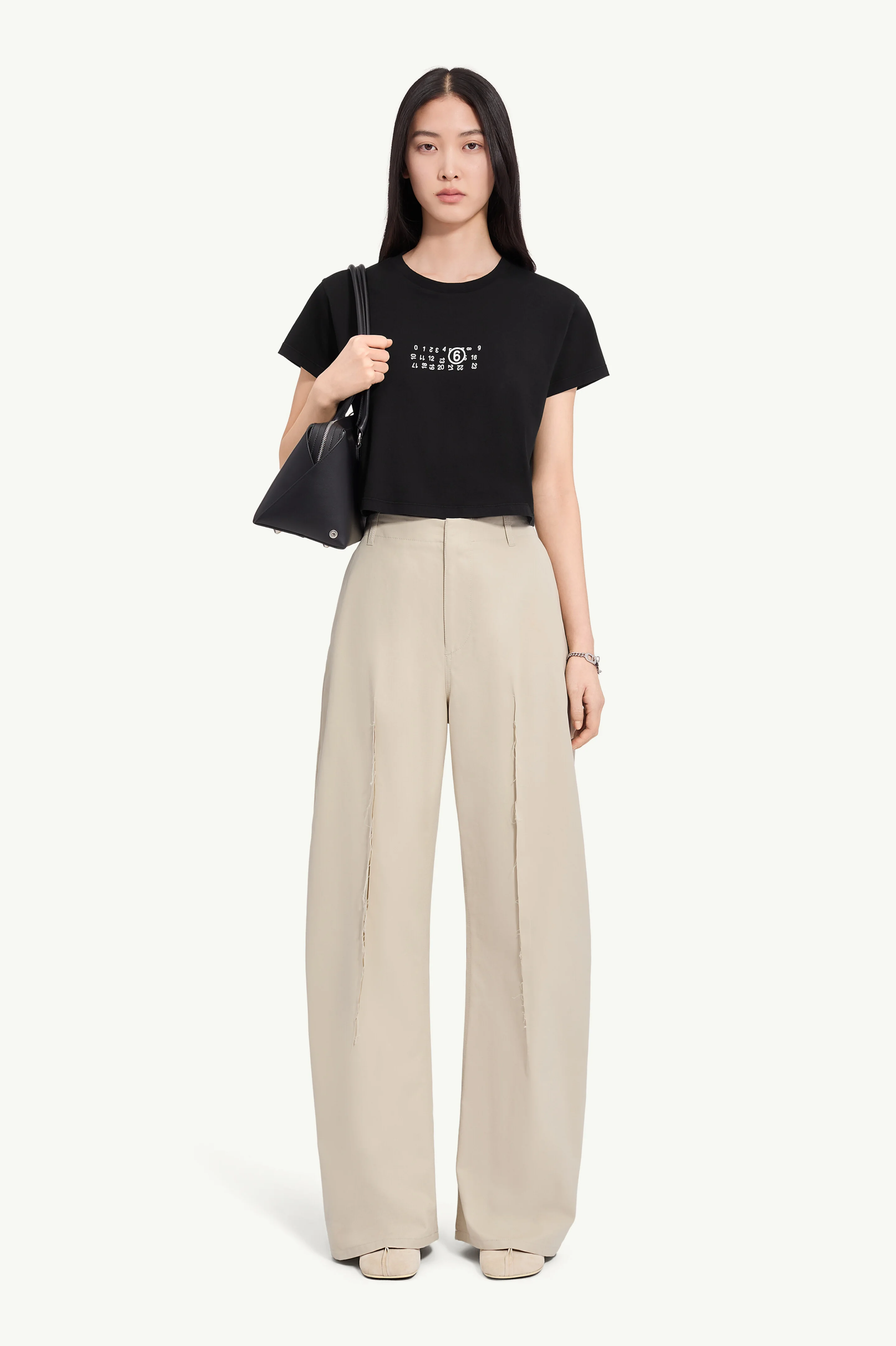 Flipped-print overdyed T-shirt - 1