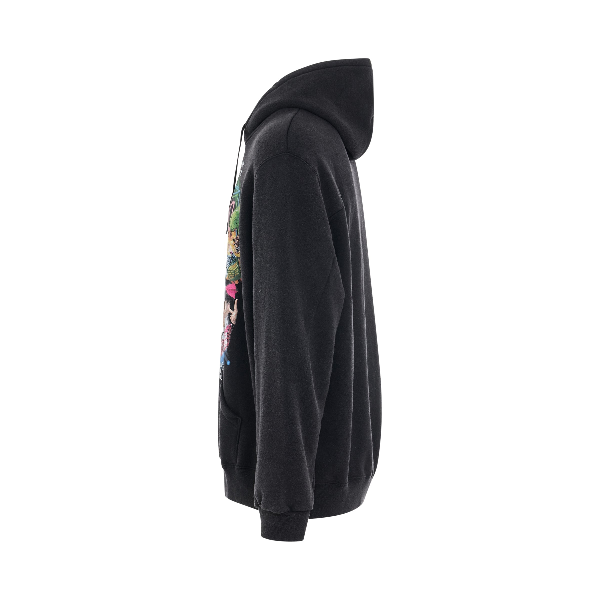 DOUBLET x PZ Today Hoodie in Black - 3